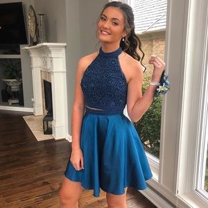 Homecoming dress- cocktail dress- two peice